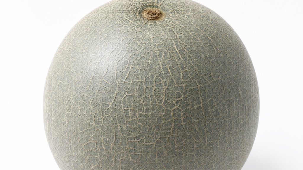 Dưa lưới vỏ xanh có mạng lưới rõ — nhóm giống còn lại trong danh mục An Thịnh Seeds